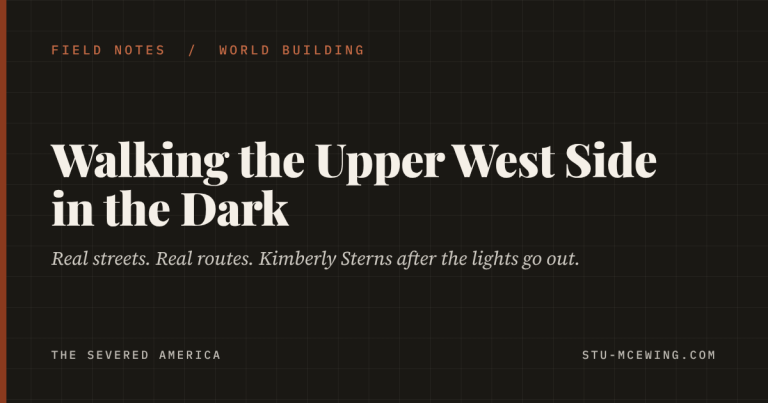 Walking the Upper West Side in the Dark